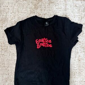Realisation Par Black Tee with Red Graphic
